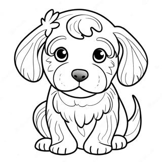 Cavapoo Coloring Pages