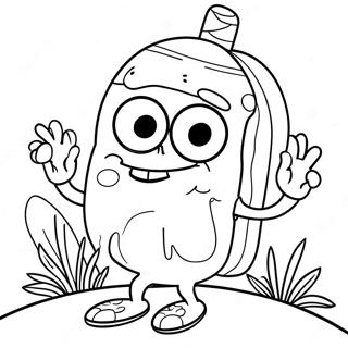 Spongebob Easter Coloring Pages