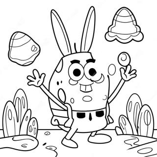 Spongebob Easter Coloring Page 46003-36730