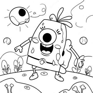 Spongebob Easter Coloring Page 46003-36731