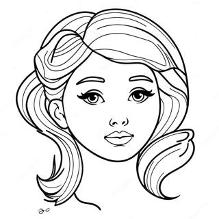 Girl Body Silhouette Coloring Page 46053-36772