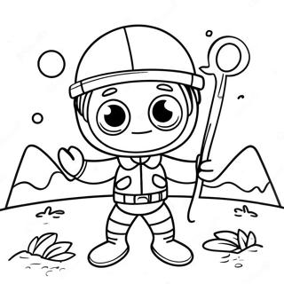 Stickman Adventure Coloring Page 46063-36774