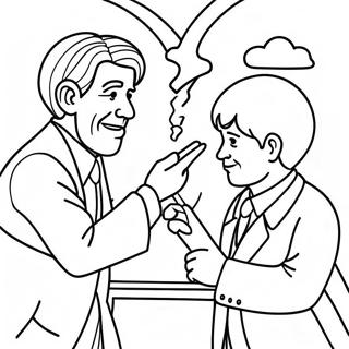 Conflict Resolution Skills Coloring Page 46073-36786