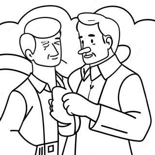 Conflict Resolution Skills Coloring Page 46073-36788