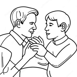 Peaceful Conflict Resolution Coloring Page 46074-36784