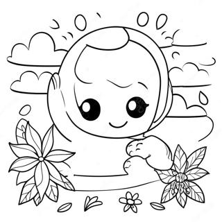 Colorful Deviner Scene Coloring Page 46084-36795