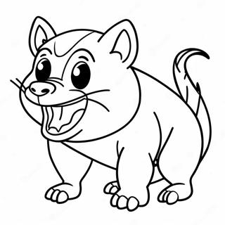 Tasmanian Devil Coloring Page 46093-36804