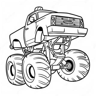 Rampage Monster Truck Coloring Page 46103-36806