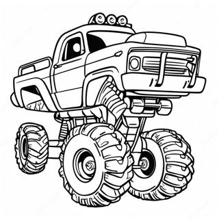 Rampage Monster Truck Coloring Page 46103-36807