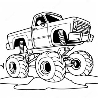 Rampage Monster Truck Coloring Page 46103-36808