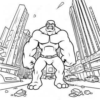 Rampage City Destruction Coloring Page 46104-36810