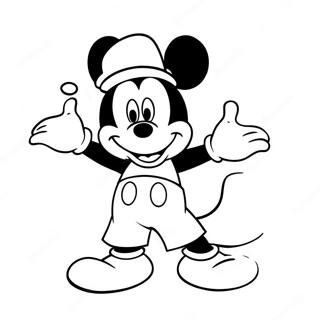 Mickey Mouse Shorts Coloring Page 46133-36826