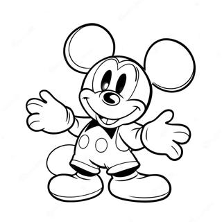 Mickey Mouse Shorts Coloring Page 46133-36827