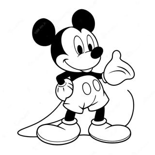 Mickey Mouse Shorts Coloring Page 46133-36828