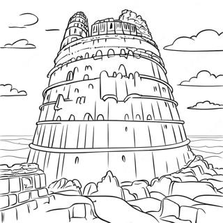 Tower Of Babel Coloring Page 46143-36834