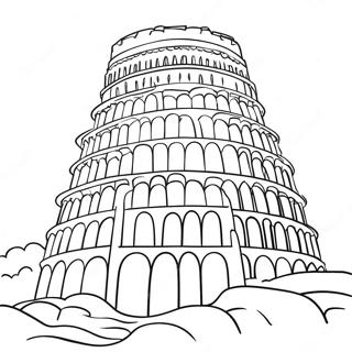 Tower Of Babel Coloring Page 46143-36836