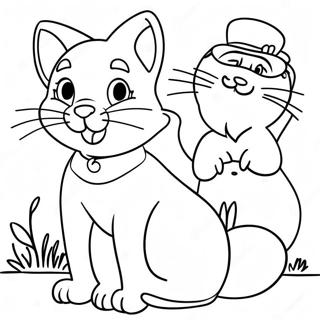 Aristocats Coloring Page 4616-3800