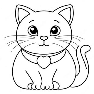 Marie The Cat Coloring Page 4617-3809