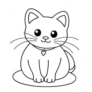 Marie The Cat Coloring Page 4617-3810