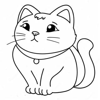 Marie The Cat Coloring Page 4617-3811