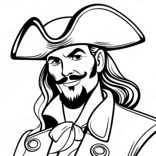 Pirate Captain Hook Coloring Page 46194-36881