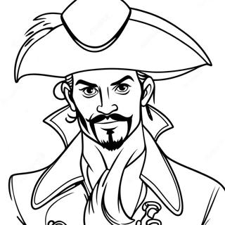 Pirate Captain Hook Coloring Page 46194-36882