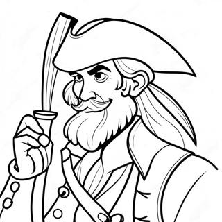 Pirate Captain Hook Coloring Page 46194-36884