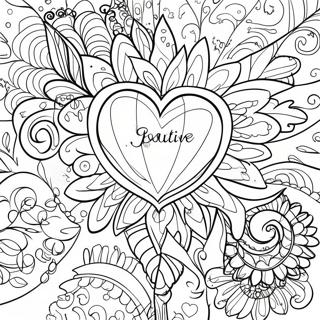 Positive Affirmation Coloring Page 461-361