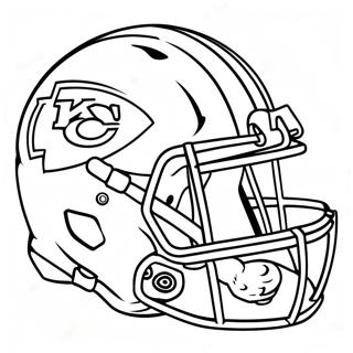 Kansas City Chiefs Helmet Coloring Page 46214-36898