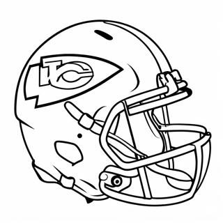 Kansas City Chiefs Helmet Coloring Page 46214-36899