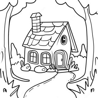 Little House In The Big Woods Coloring Page 46223-36902