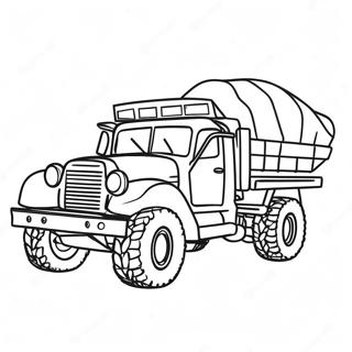 Adventurous Off Road Truck Coloring Page 46234-36913