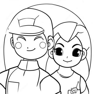 Jessie And James Team Rocket Coloring Page 46244-36921