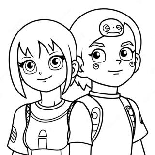 Jessie And James Team Rocket Coloring Page 46244-36923