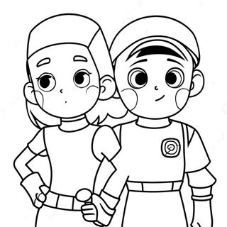 Jessie And James Team Rocket Coloring Page 46244-36924