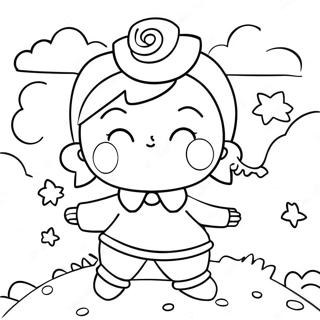 Festive Dia Del Nino Celebration Coloring Page 46284-36954