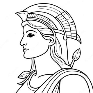 Athena Coloring Pages