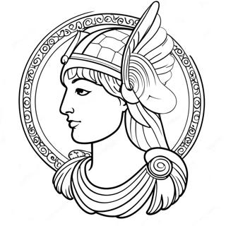 Athena Goddess Coloring Page 46293-36959