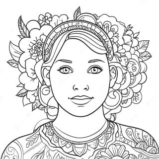 Mental Health Awareness Coloring Page 46323-36982