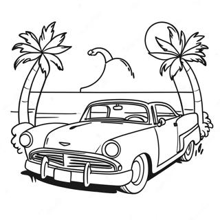 Malibu Barbie Beach Adventure Coloring Page 46363-37011