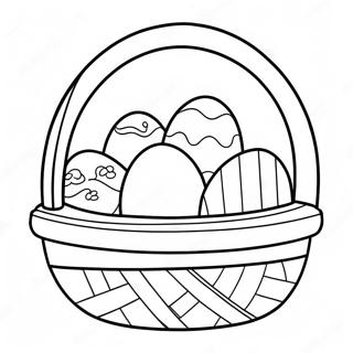 Easter Basket Coloring Pages