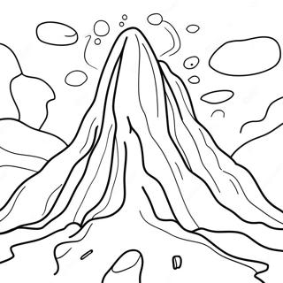 Lava Flowing In Fiery Furnace Coloring Page 46384-37032