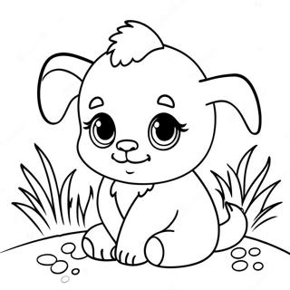 Baby Animal Cute Animal Coloring Pages