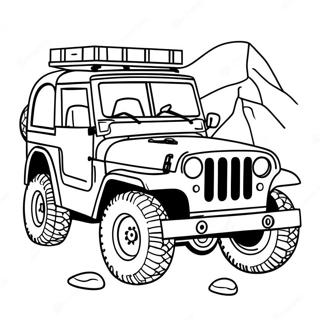 Jeep Adventure Coloring Pages