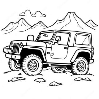 Jeep Adventure Coloring Page 46413-37056