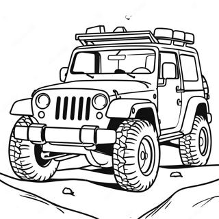 Jeep Adventure Coloring Pages