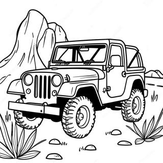 Off Road Jeep Adventure Coloring Page 46414-37051