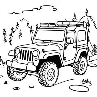 Off Road Jeep Adventure Coloring Page 46414-37052