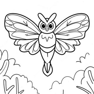 Mothman Coloring Pages