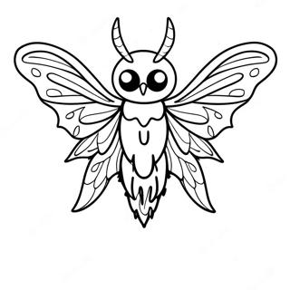 Mothman Coloring Page 46433-37076